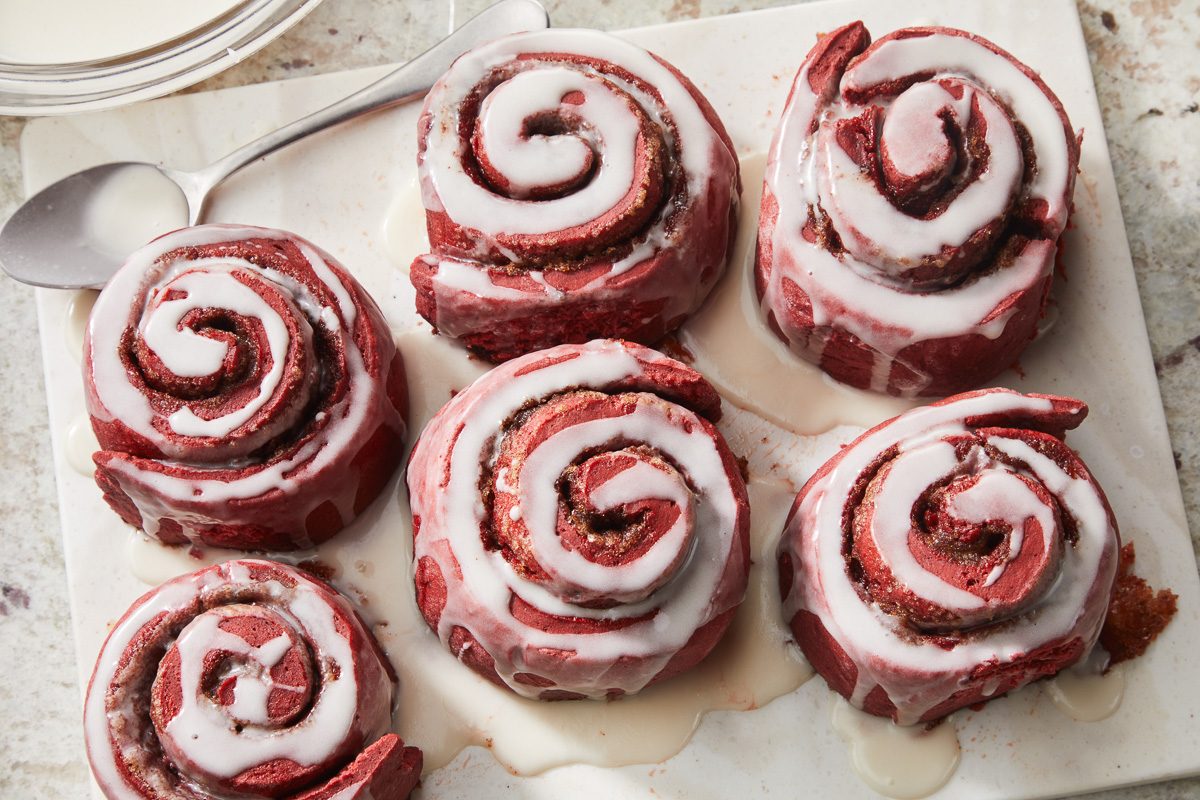 Red Velvet Cinnamon Rolls