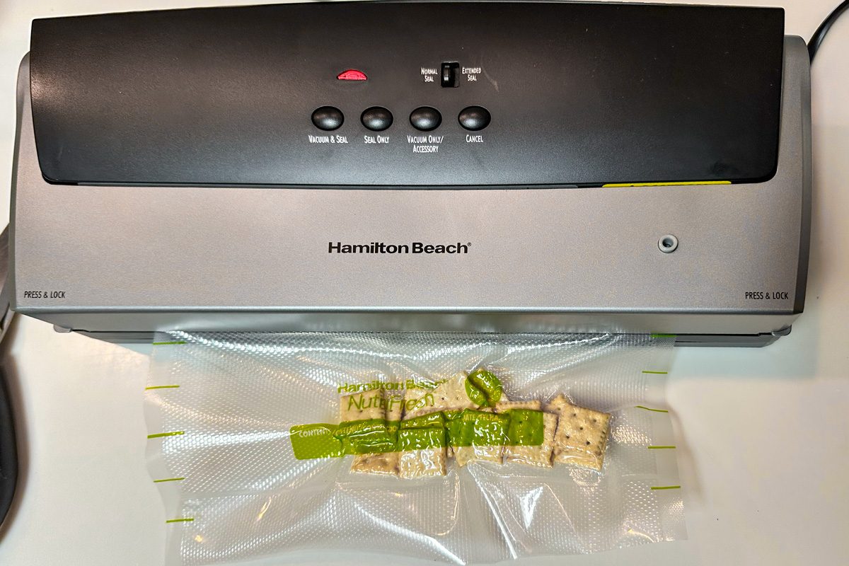 Hamilton Beach Nutrifresh Vacuum Sealer 