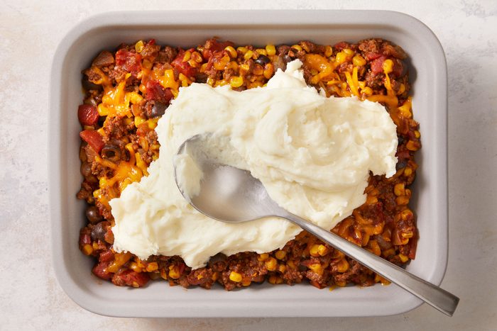 Top with 3/4 cup cheese.