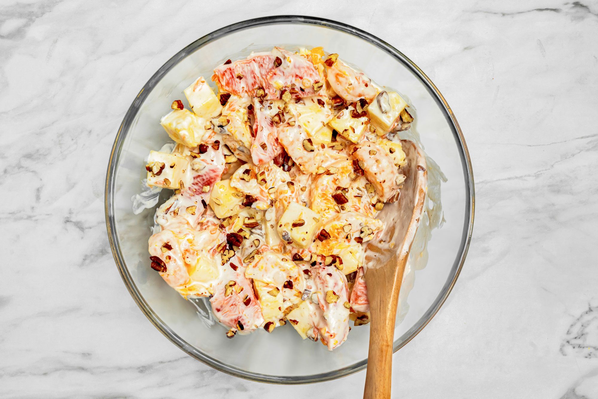 Sprinkle with pecans