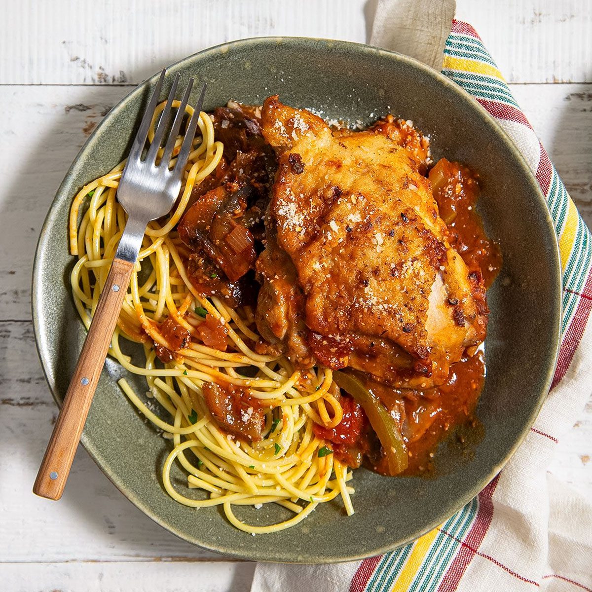 Flavor Packed Diabetic Friendly Chicken Dishes; Chicken Cacciatore;