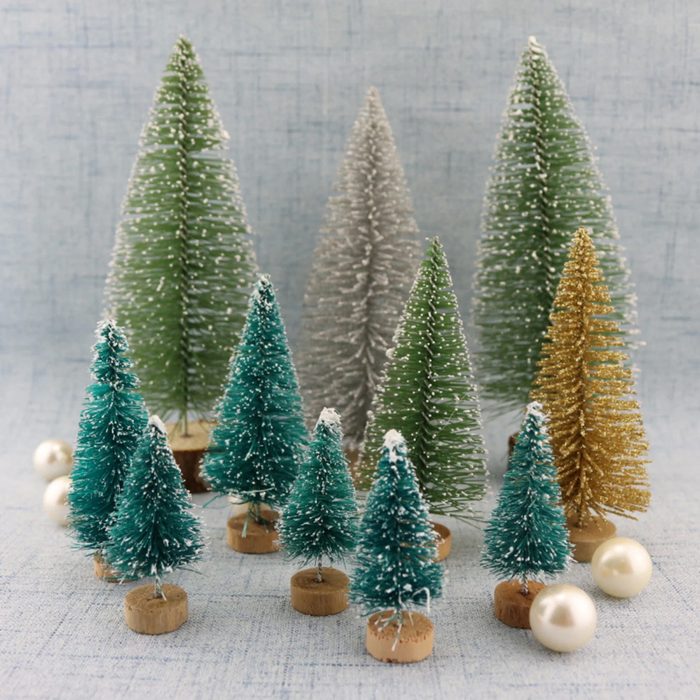 Artificial Mini Christmas Trees