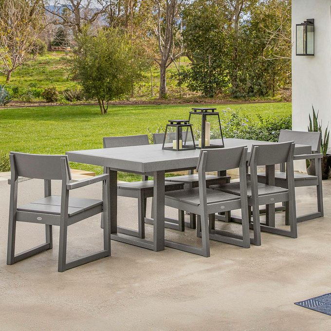 Edge 7 Piece Dining Set Via Polywood.com