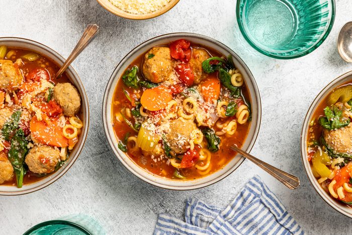 Slow Cooker Meatball Soup
