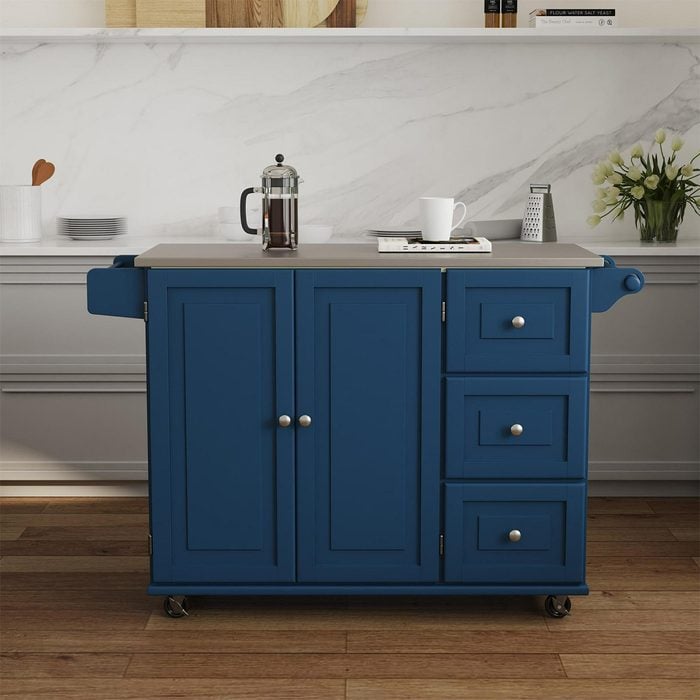 Home Styles Mobile Kitchen Cart Via Walmart.com