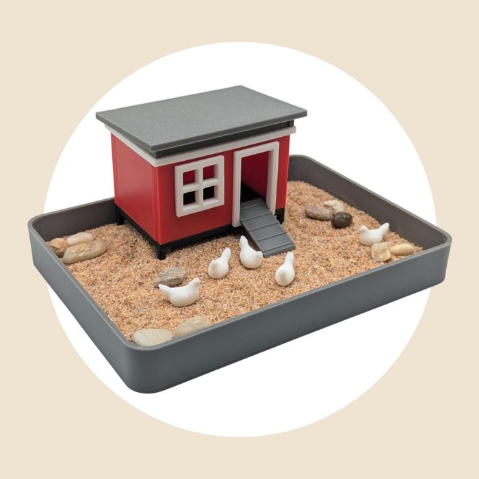 Mini Chicken Zen Garden Via Etsy.com