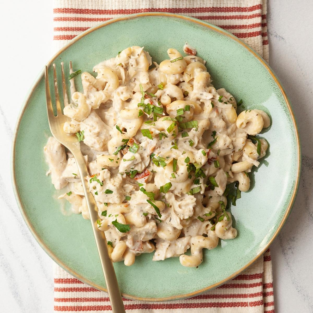 Slow-Cooker Boursin Chicken Pasta