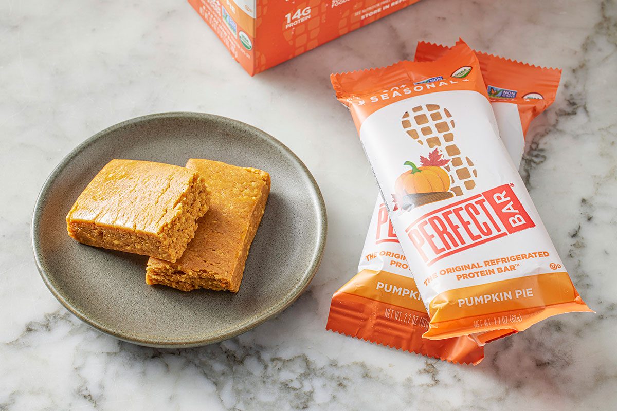 Perfect Bar Pumpkin Pie seasonal batch protein bars