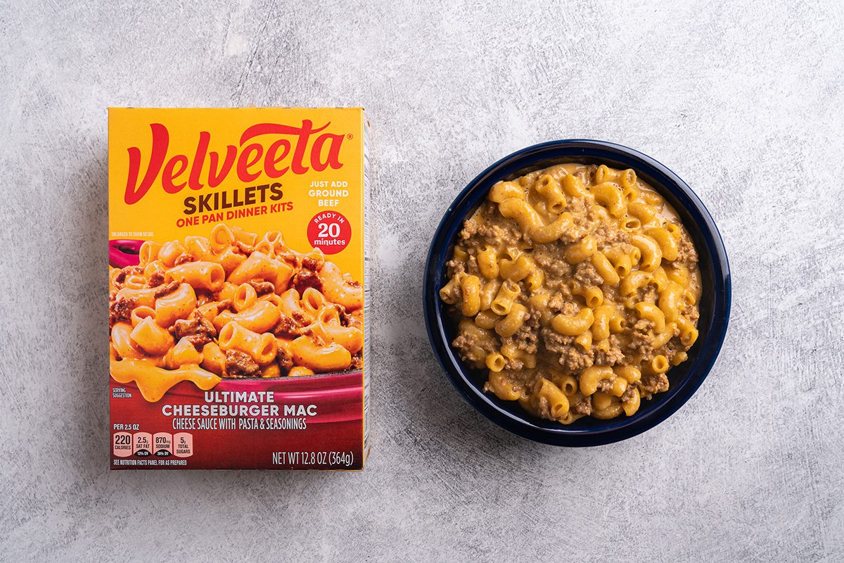 We Tried Hamburger Helper Velvetta Skillets Kristina For Taste Of Home