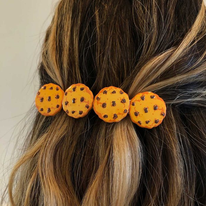 Chocolate Chip Cookie Barrette Via Etsy.com