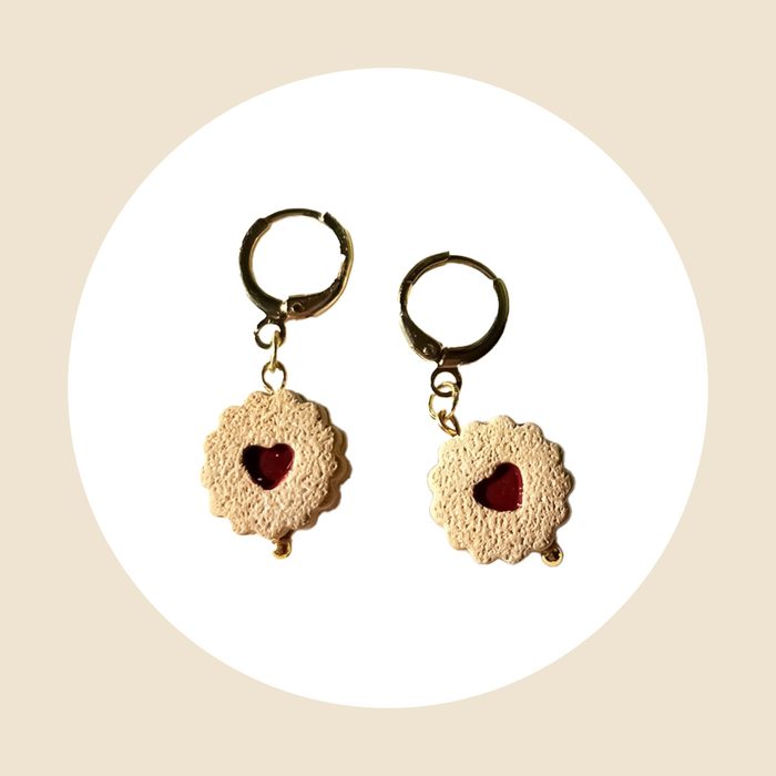 Linzer Cookie Earrings Via Etsy.com