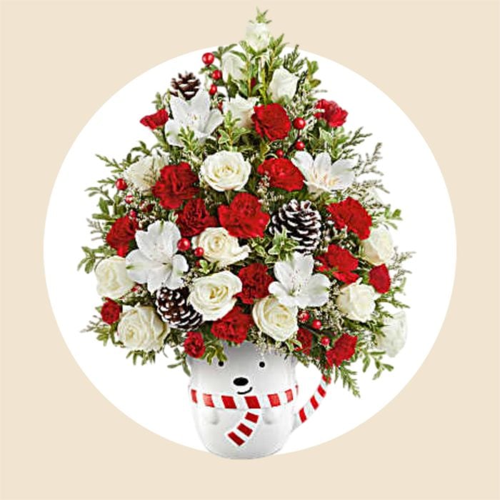 Send A Hug Snowy Lane Tree Via Teleflora.com