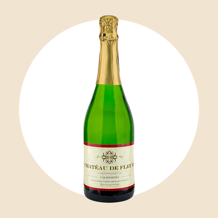 Chateau De Fleur Sparkling Nonalcoholic Champagne Via Amazon.com
