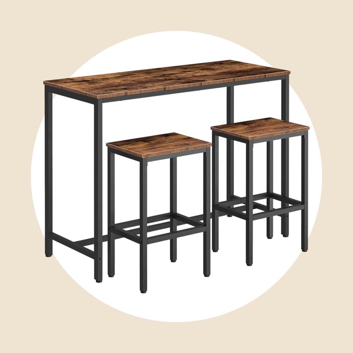 Hoobro Bar Table And Chairs Set Via Amazon.com