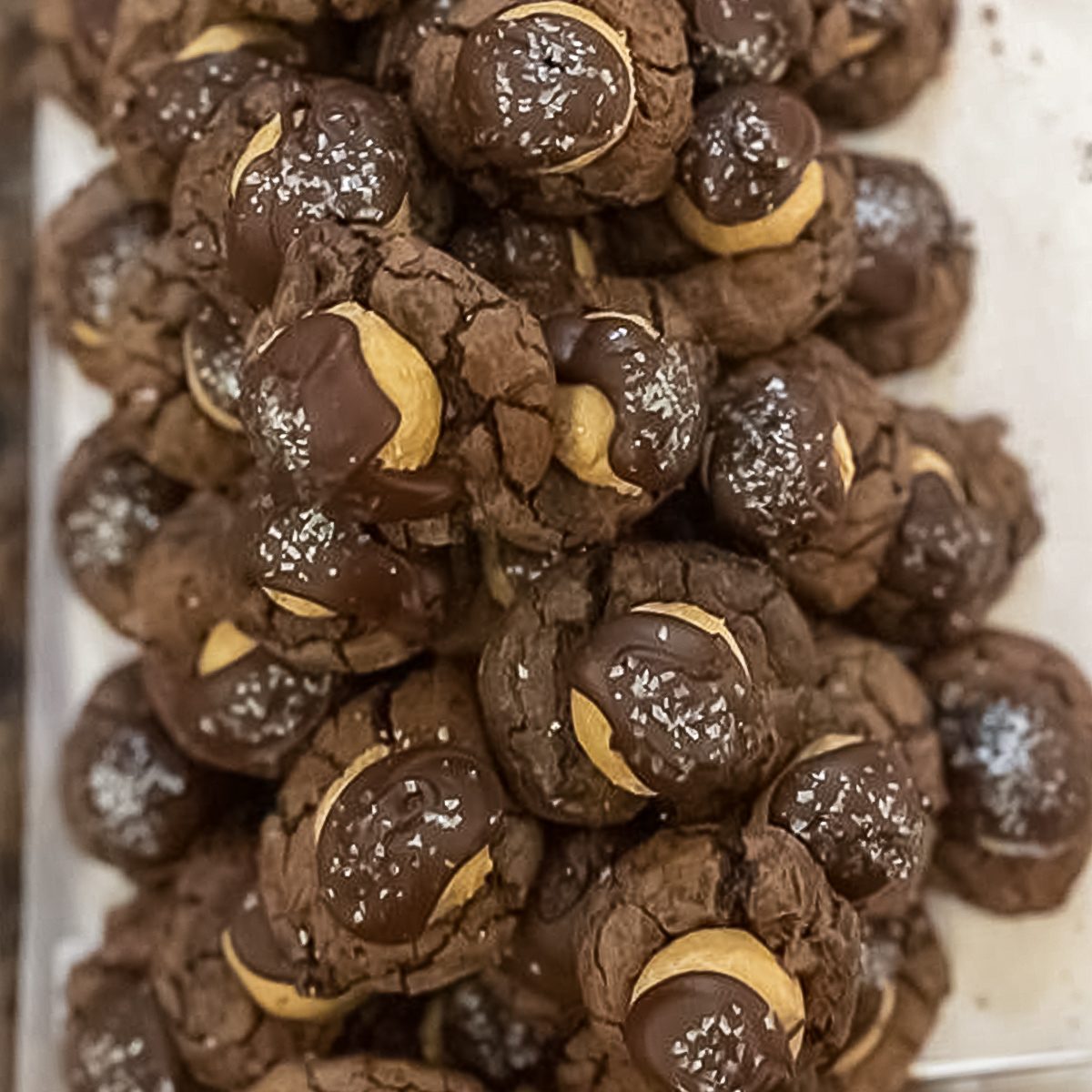Buckeye Brownie Cookies