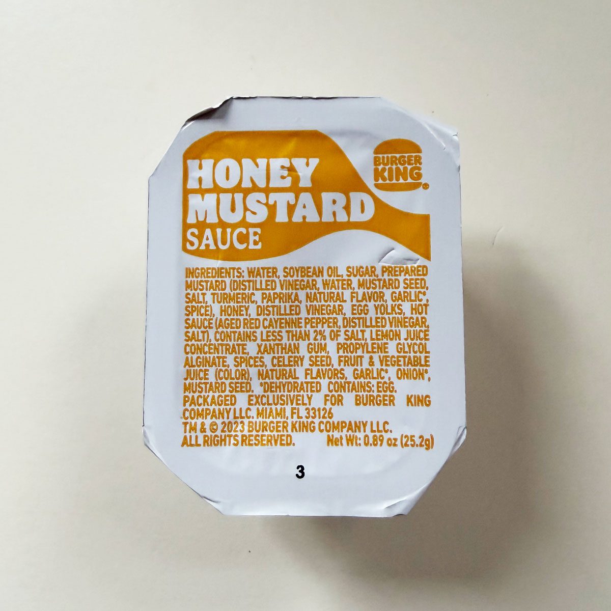 8 Fast Food Honey Mustards Burger King Img 3659