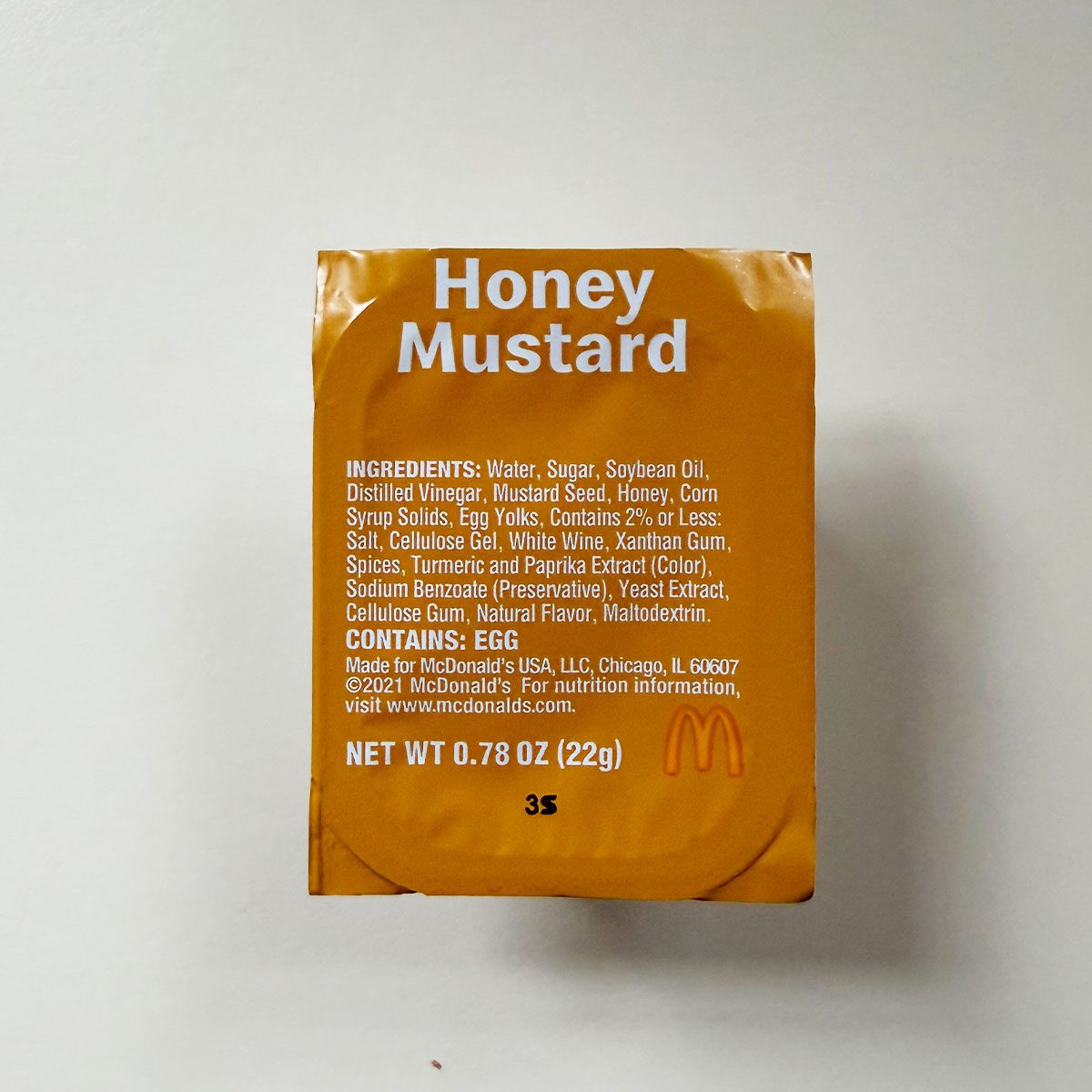 8 Fast Food Honey Mustards Mcdonald's Img 3653