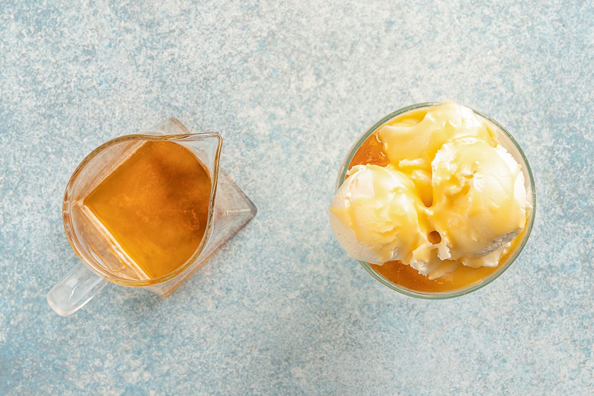 I Tried Butter Dipped Ice Cream Browned Butter Ice Cream Overhead