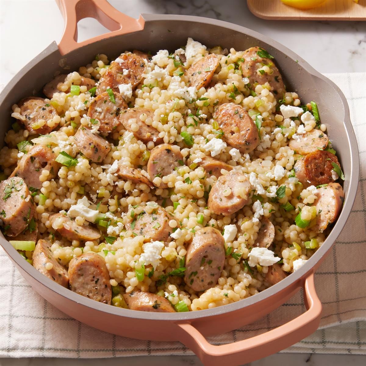 Sausage and Couscous Skillet
