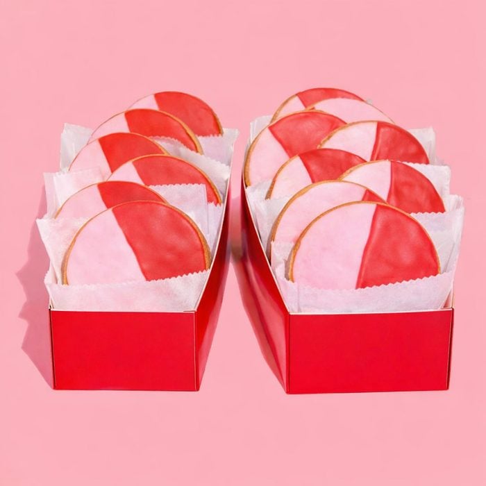 Pink & Red Cookies Via Goldbelly.com